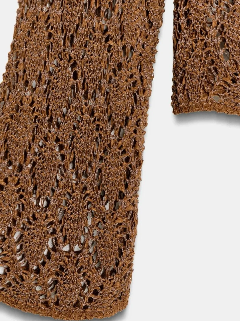 NWT ZARA OPEN-KNIT BELL SLEEVE JUMPER